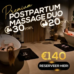 Postpartummassage Premium Duo 30 minuten