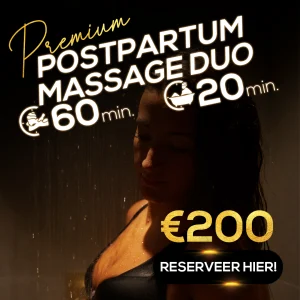 Postpartummassage Premium duo 60 minuten