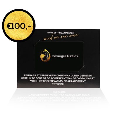 Cadeaukaart zwanger & relax €100,-
